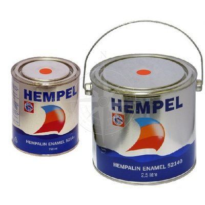 Краска HEMPALIN ENAMEL, оранжевая, 2,5 л. Арт. базы 07267 52140-53240/2,5 фото
