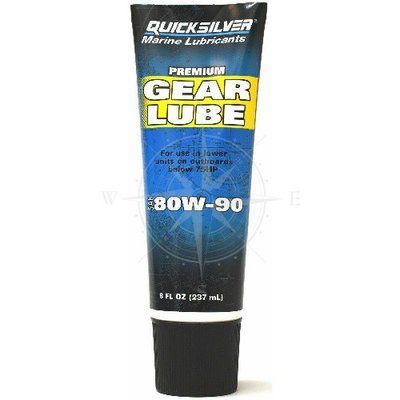 Масло трансмиссионное Quicksilver Gear Lube Oil 80W-90, 0,237 литра. 8M0121963 фото