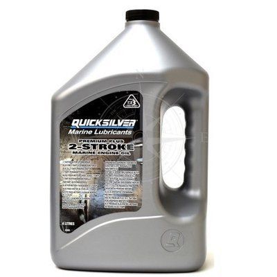 Масло для 2-тактных моторов Quicksilver Premium Plus TC-W3, 4 литра 858027QB1 фото