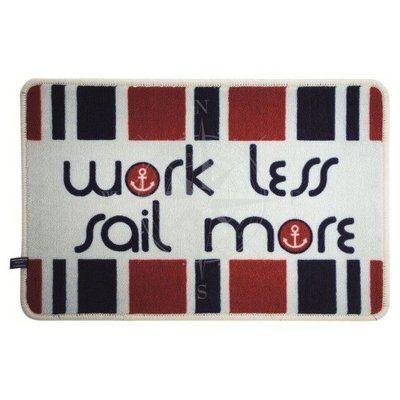 Коврик входной "WORK LESS SAIL MORE" Welcome. (Арт. база 11462) TY41236 фото