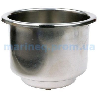 Подстаканник врезной, нержавеющая сталь. Арт. базы 09438 11845-1 фото