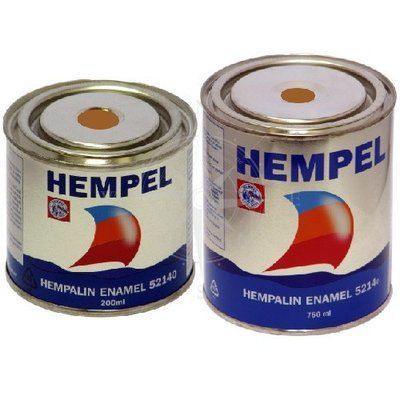 Краска HEMPALIN ENAMEL, коричневая, 0,75 л. Арт. базы 07254 52140-60050/750 фото