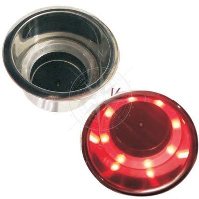 Подстаканник двухуровневый, красный, LED. Арт. SF21208-2 SF21208-2 фото