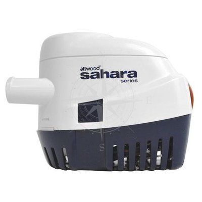 Помпа трюмная, погружная автоматическая Sahara 750, 12 В, 750 гал/час, Attwood. 16.502.02 фото