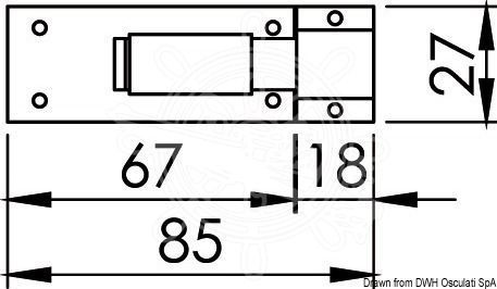 Задвижка, антивибрационная, нержавеющая сталь 38.214.00 фото
