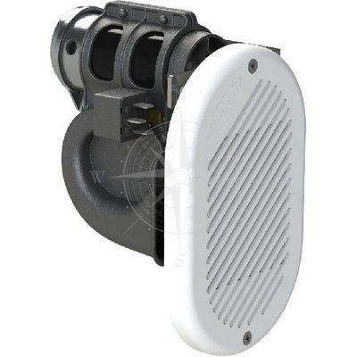 Горн электропневматический HURRICANE со встроенным компрессором, 120dB/12V/18A, белая накладка. 21.454.12 фото