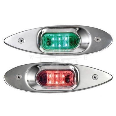 Вогонь навігаційний LED 112.5&deg; нержавіюча сталь корпус 11.043.24 11470 11.043.24 фото