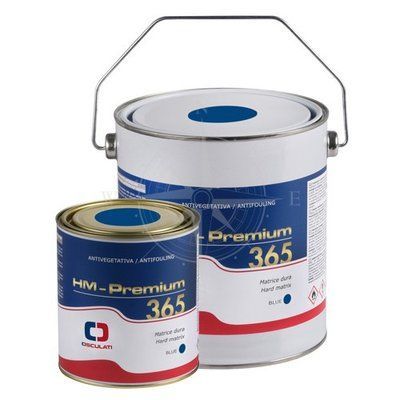 Краска необрастающая HM Premium 365, синяя, Osculati. 65.612.22 фото