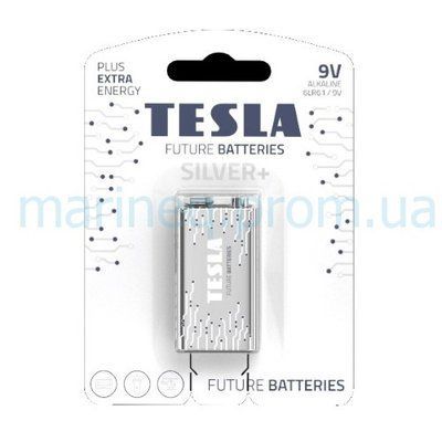 Батарейка Silver + 9V / 6LR61, 1шт. 12465 фото