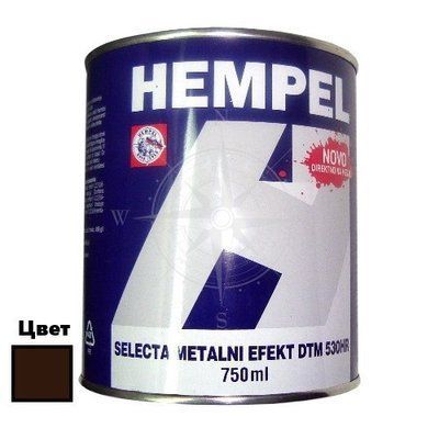 Краска SELECTA, темно-коричневый металлик, 0,75 л. Арт. базы 07264 524HR-677HR/750 фото