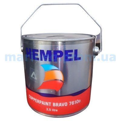 Краска мягкая необрастающая COPPERPAINT BRAVO, красная, 2, 5 л. Арт. базы 07862 76100-50000/2,5 фото