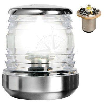 Огонь круговой Classic, LED, 12/24 В, 1,7 Вт, нержавеющая сталь, Osculati. 11.132.10 фото
