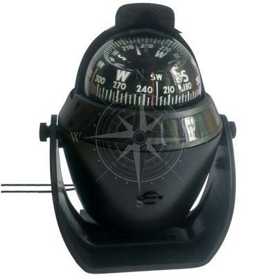 Компас на кронштейне, 67 мм, чёрный, Sunfine. SF80305-1 фото
