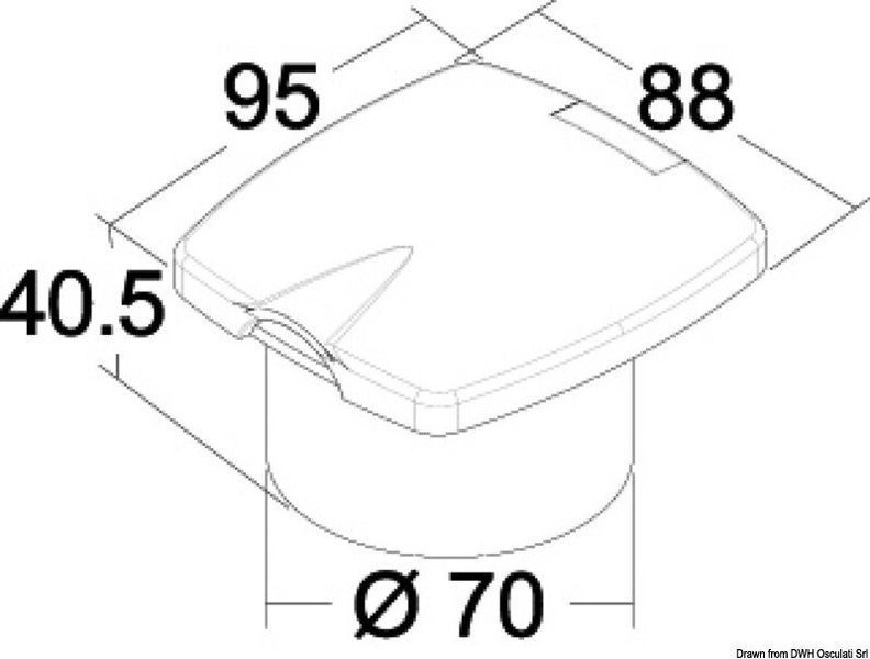 Душ 2.5м з нішею 15.248.00 02978 15.248.00 фото